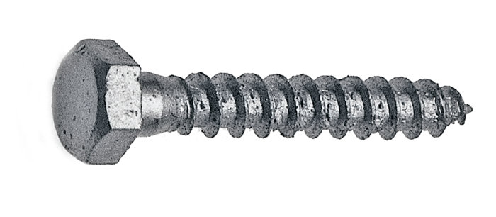Fransk treskrue 8 x 90 mm - 10 stk.